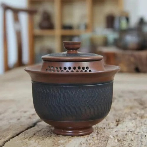 Hand Grabbing Gaiwan Tea Set Teapot Nixing Pottery Tea Pot Full Kung Fu Tea Set