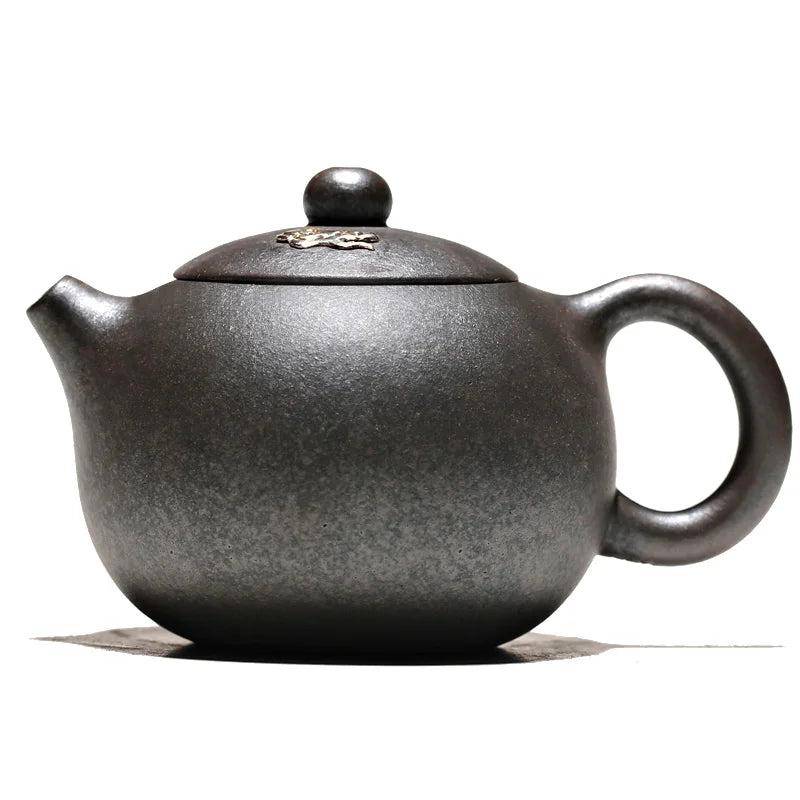 teapot pure handmade small Xishi teapot bottom trough clear kiln change teapot household tea fighting small teapot 100C